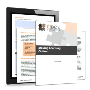 Online learning planning template